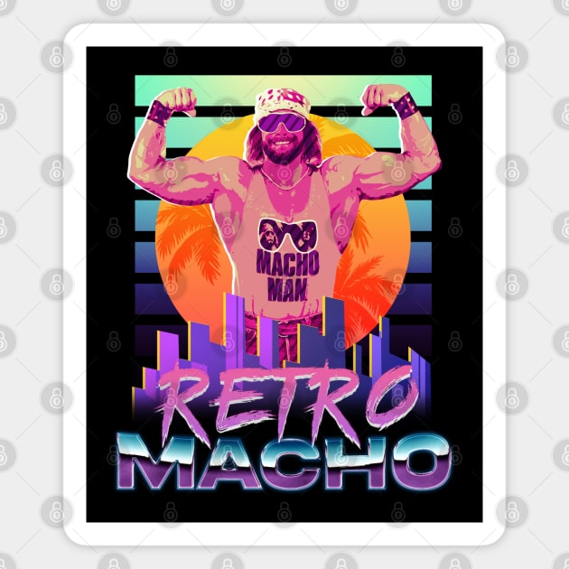 Retro Macho Magnet by RetroVania